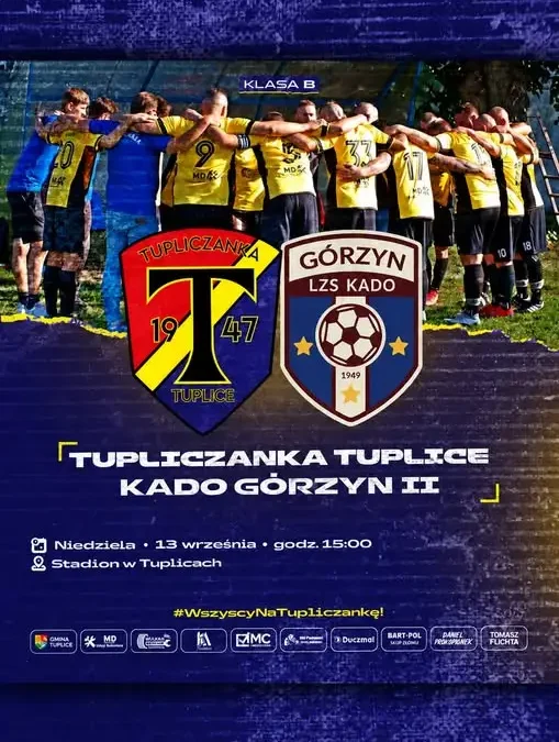 Tupliczanka Tuplice zagra z Kado Górzyn II – mecz na własnym stadionie