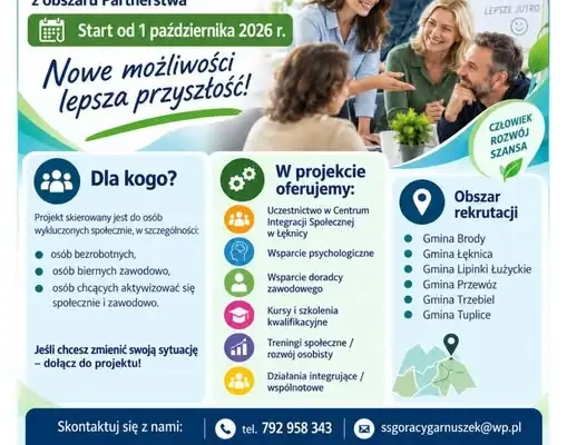 Nowy projekt aktywizacji zawodowej w gminach Łuku Mużakowa – rusza rekrutacja