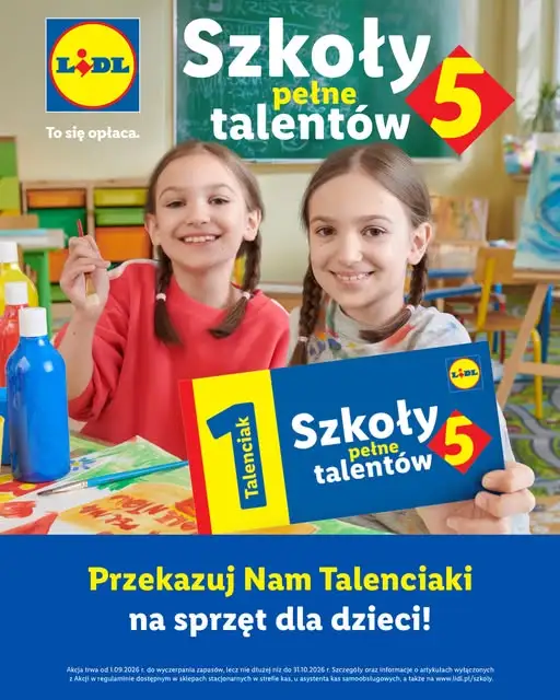 Szkoła w Przewozie zbiera Talenciaki z Lidla – każdy kupon to szansa na nowy sprzęt