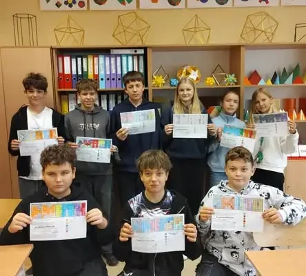 Procenty w praktyce: uczniowie z Trzebieli pokazali siebie w liczbach