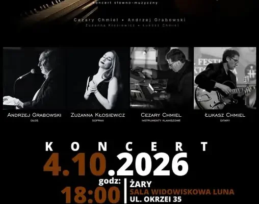 Koncert „Wszystko jest miłością” z Andrzejem Grabowskim w Żarach