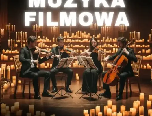 Muzyka filmowa przy blasku świec w Żarach – koncert kwartetu smyczkowego