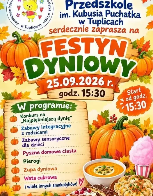 Festyn Dyniowy w Tuplicach – jesienna zabawa dla całych rodzin