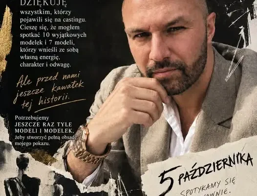 Adrian Lewandowski szuka modeli i modelek. Kolejny casting już 5 października