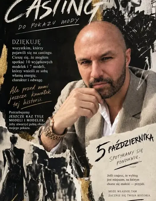 Adrian Lewandowski szuka modeli i modelek. Kolejny casting już 5 października