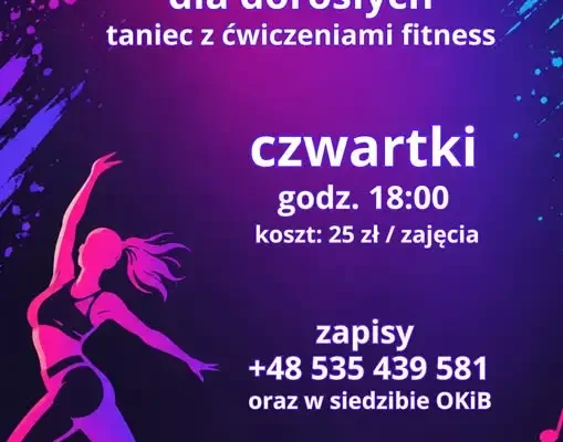 Nowe zajęcia Fit Dance dla dorosłych – startują w czwartki o 18:00