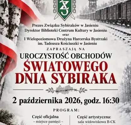 Jasień uczci Światowy Dzień Sybiraka. W programie występ Kapeli Prima Sort