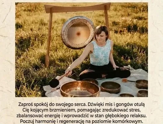 Jesienny koncert relaksacyjny z misami i gongami w Trzebielu