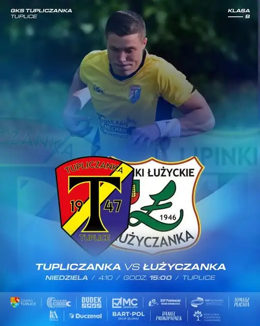 Tupliczanka Tuplice podejmie Łużyczankę Lipinki Łużyckie w meczu B Klasy