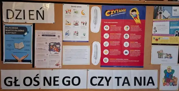 Ogólnopolski Dzień Głośnego Czytania w szkole w Jasińcu