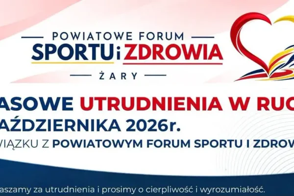 Żary: Powiatowa Dycha – utrudnienia w ruchu 4 października