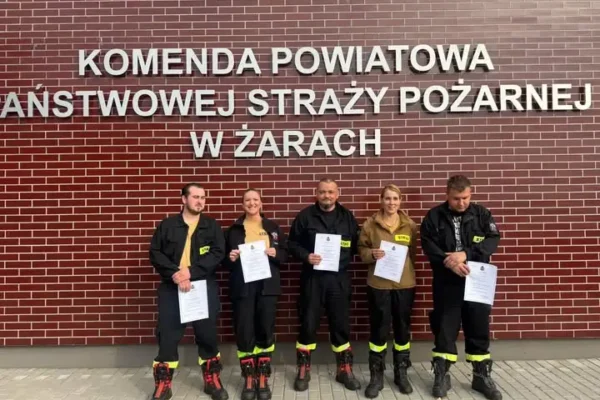 Druhowie z OSP Trzebiel z nowymi uprawnieniami dowódczymi