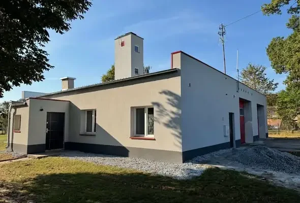 Remiza OSP w Starej Wodzie po termomodernizacji. Gmina Lubsko zapłaciła 100 tys. zł