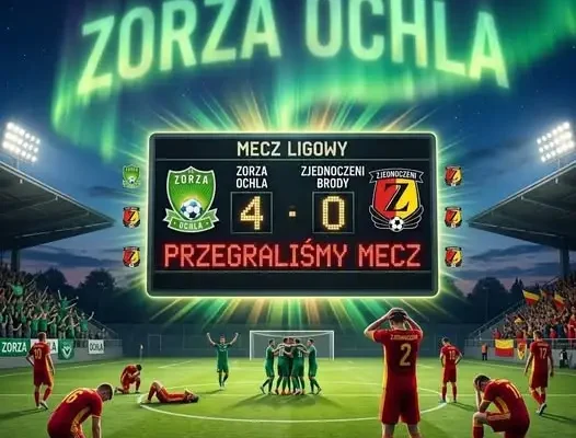 LKS Zjednoczeni Brody przegrywa z Zorzą Ochla 4:0