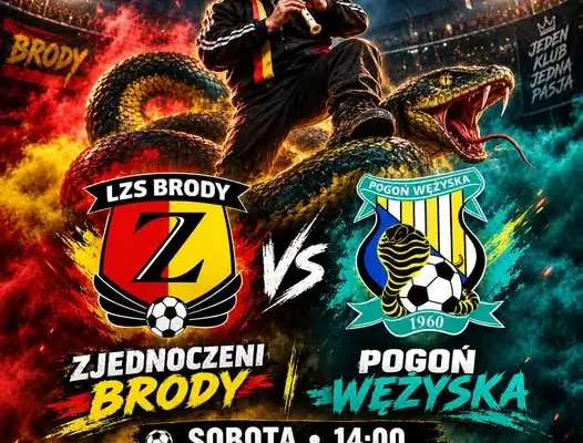 Zjednoczeni Brody kontra Pogoń Wężyska – sobotni mecz Klasy Okręgowej