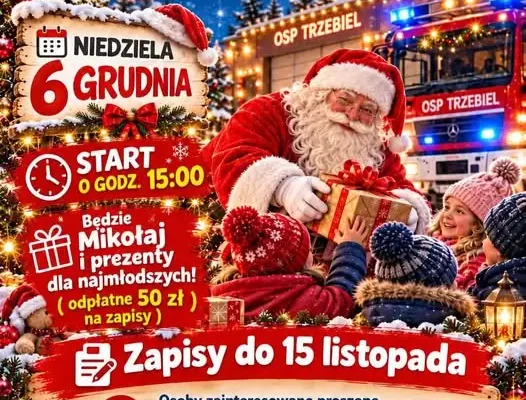 Mikołajki z OSP Trzebiel – zapisy już trwają!