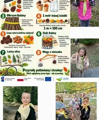 Łęknica: Przedszkolaki z Akademii Leśnych Pomiarów odkrywały matematykę w Geoparku Babina