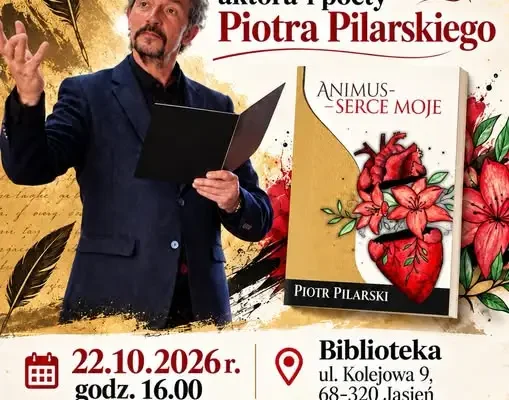 Recital „Animus – Serce Moje” w Jasieniu – poezja i aktorskie wzruszenia
