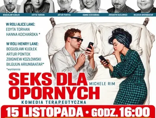„Seks dla opornych” – komediowa terapia śmiechem już 15 listopada