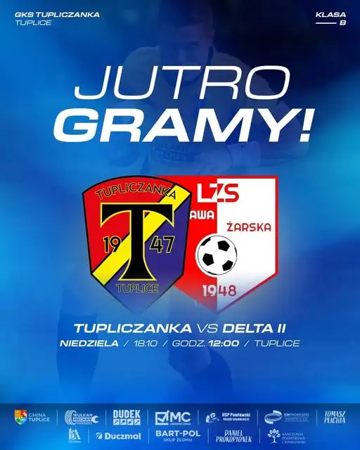 Mecz Tupliczanki z Deltą II już w niedzielę o 12:00 na stadionie w Tuplicach
