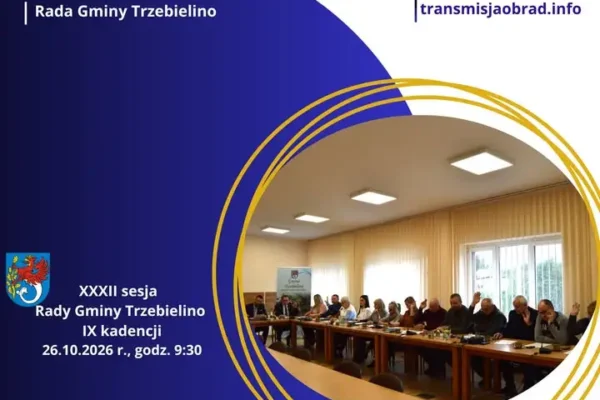 XXXII sesja Rady Gminy Trzebielino – 26 października 2026
