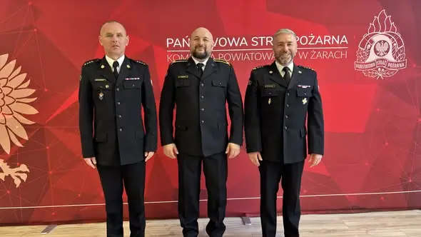 20 lat służby ogn. Henryka Mrożka – jubileusz w KP PSP Żary