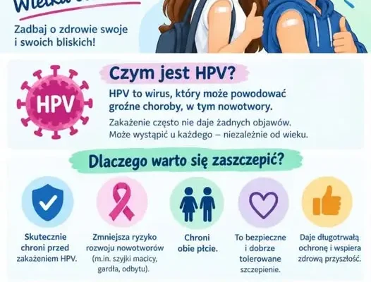 Szkoła promuje zdrowie: szczepienia HPV tematem profilaktyki dzieci i młodzieży
