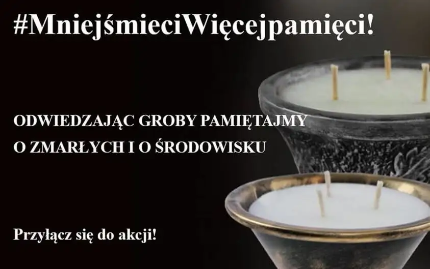 Zaduszki bez plastiku – gmina Jasień zachęca do ekologicznych odwiedzin grobów
